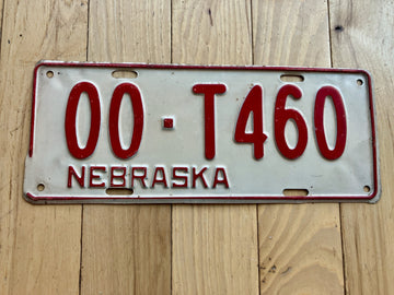 1942 - 1944 Nebraska State Gov Truck License Plate
