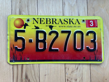 2005 Nebraska License Plate
