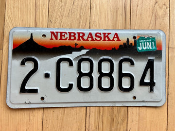 1999 Nebraska License Plate