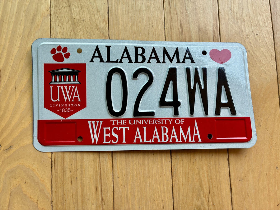 2009 The University of West Alabama License Plate