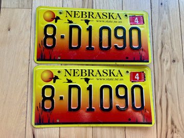 Pair of 2005 Nebraska License Plates
