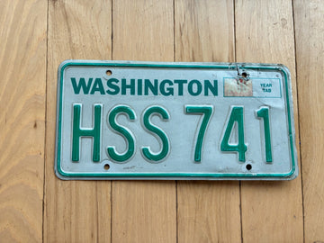 1984 to 1987 Washington State License Plate - Check With DOL First For YOM