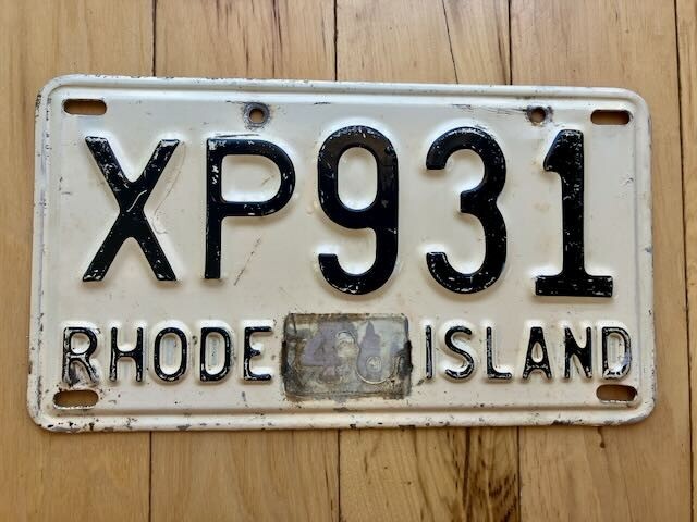 1948 Rhode Island License Plate