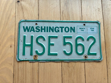 1984 to 1987 Washington State License Plate - Check With DOL First For YOM