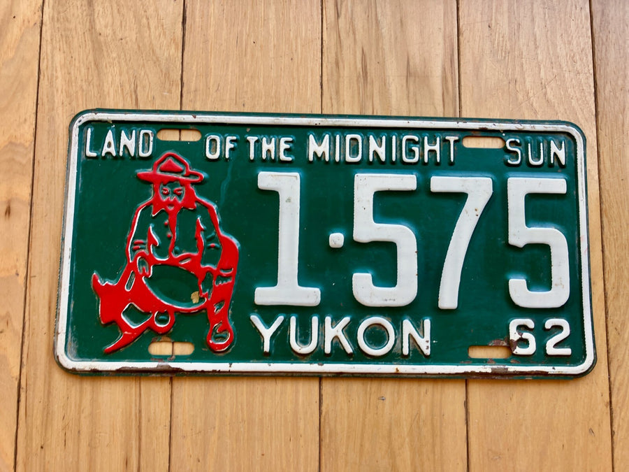1962 Yukon License Plate