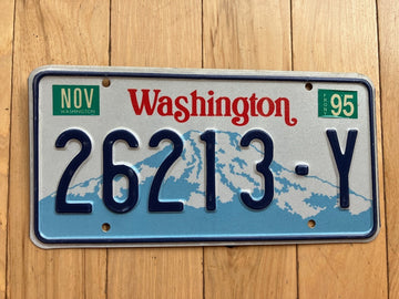 1995 Washington State Truck License Plate (Check With DOL First For YOM)