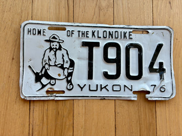 1976 Yukon License Plate