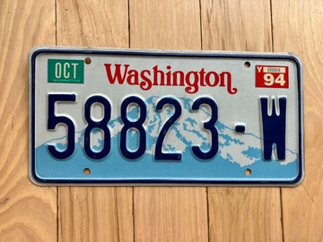 1994 Washington State Truck License Plate (Check With DOL First For YOM)