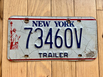 1999 New York Liberty Trailer License Plate