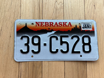 1998 Nebraska License Plate