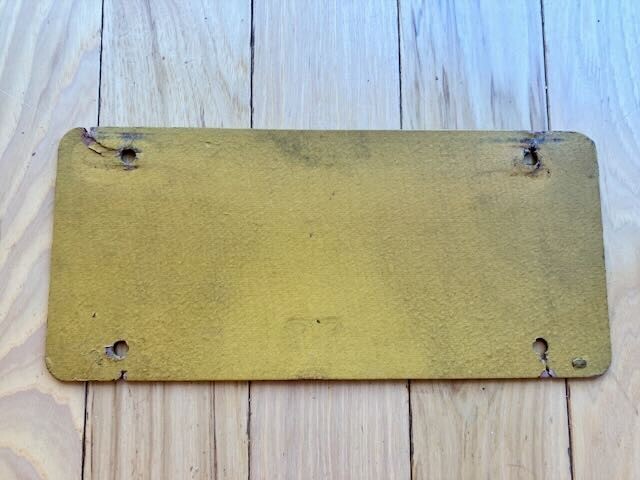 1944 Louisiana Fiberboard License Plate