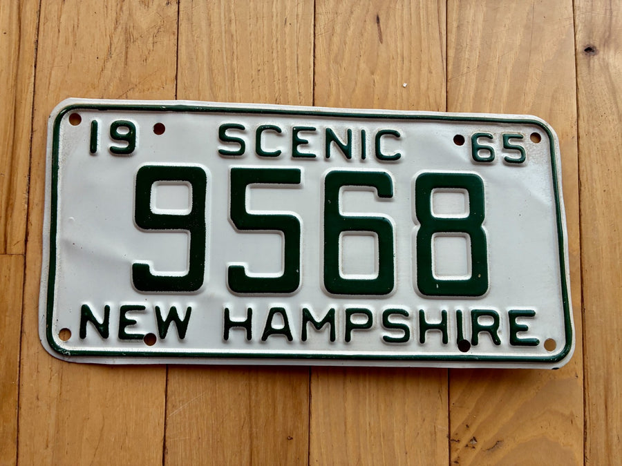 1965 New Hampshire License Plate