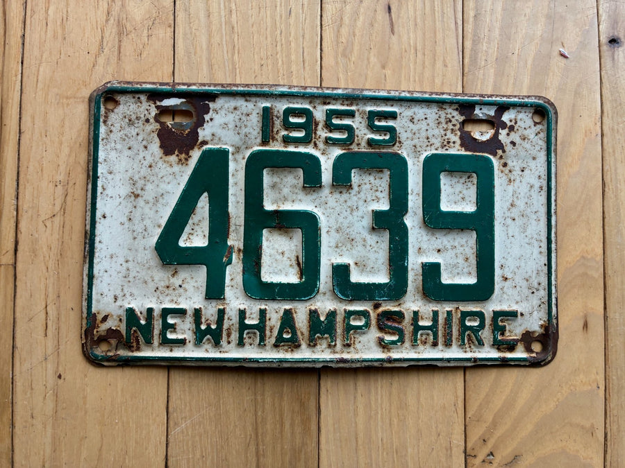 1955 New Hampshire License Plate