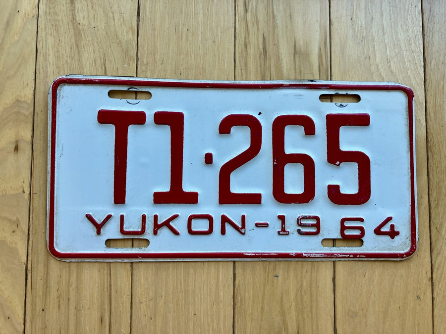 1964 Yukon License Plate