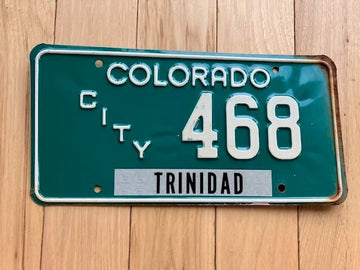 1983 to 1994 Base Colorado City License Plate