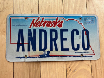 2006 Nebraska Vanity License Plate - ANDRECO