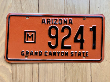 1960s Arizona Municipal License Plate