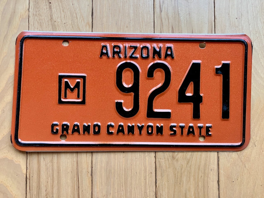 1960s Arizona Municipal License Plate