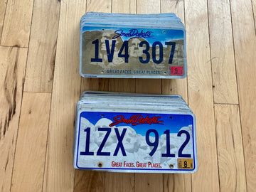 100 South Dakota Craft Condition License Plates - Mix of Versions