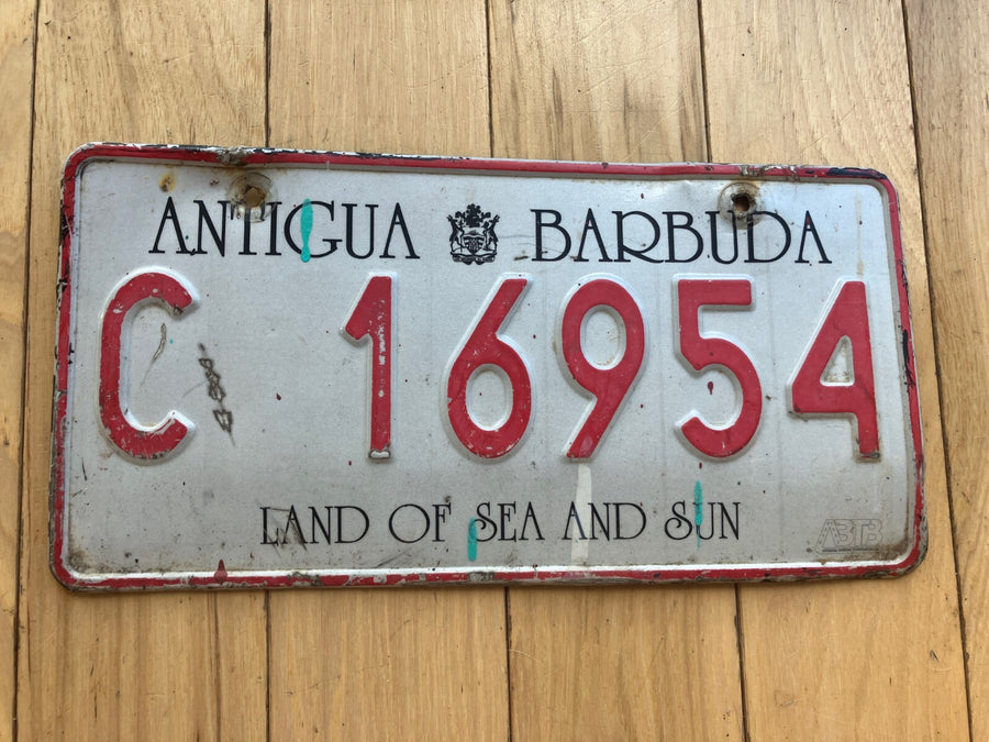 2000 Antigua & Barbuda Commercial License Plate