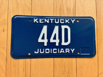 1970's Kentucky Judiciary License Plate