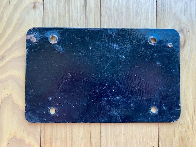 1944 Arkansas Fiberboard Four Digit License Plate
