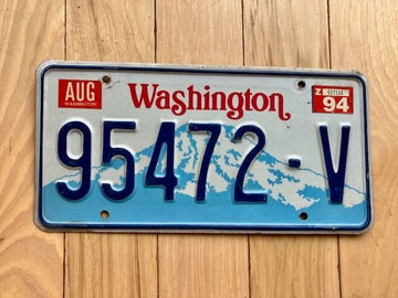 1994 Washington State Truck License Plate (Check With DOL First For YOM)