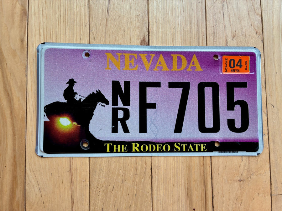 2018 Nevada The Rodeo State License Plate – RusticPlates