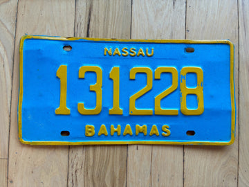 1997 Base Nassau Bahamas License Plate
