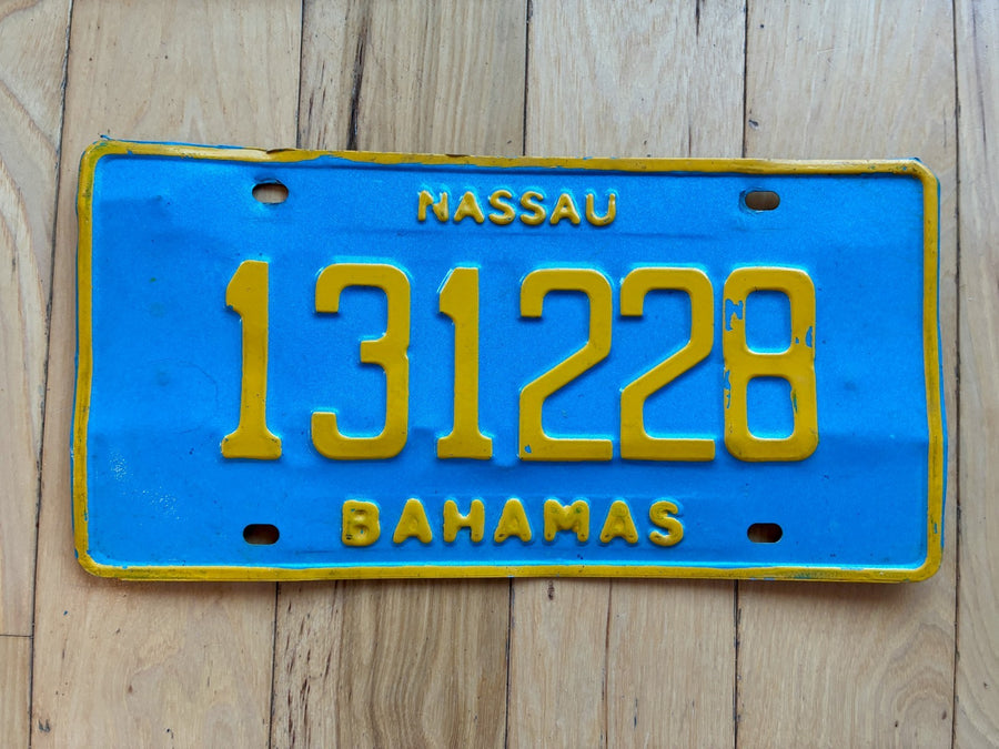 1997 Base Nassau Bahamas License Plate