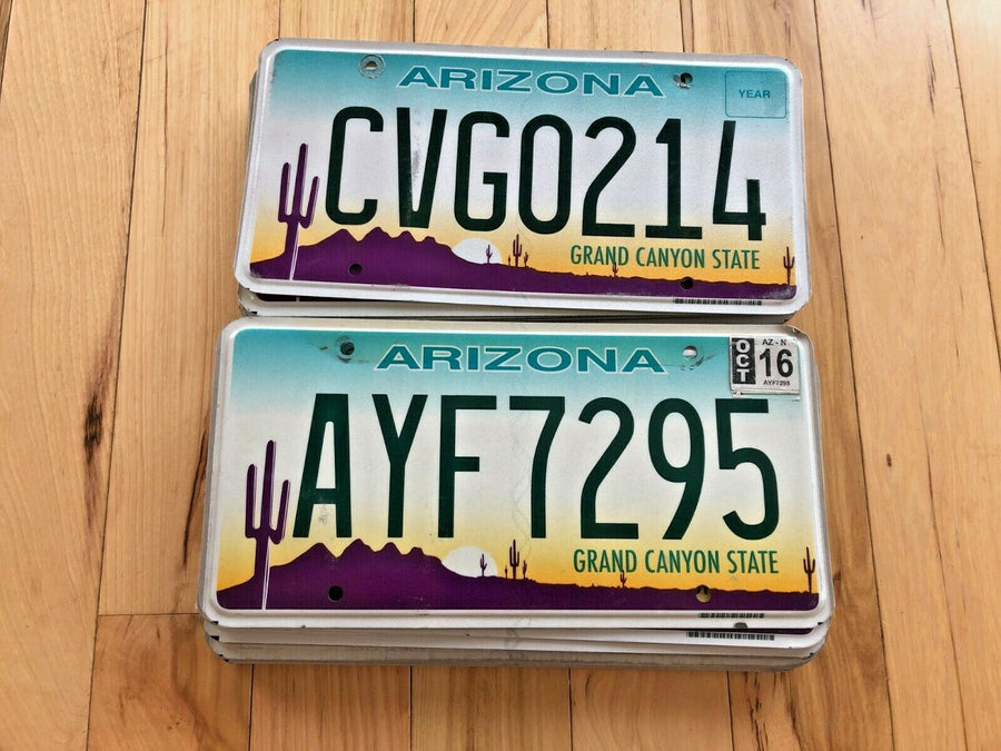50 Arizona Craft Condition License Plates