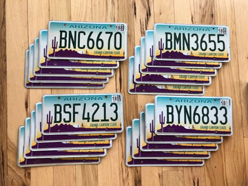20 Arizona Craft Condition License Plates