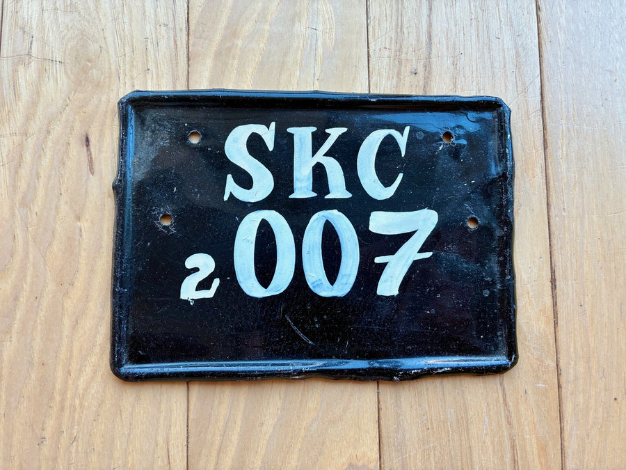 2007 Sukkur Pakistan License Plate