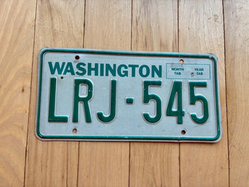 1984 to 1987 Washington State License Plate - Check With DOL First For YOM