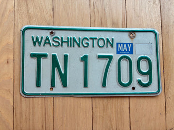 1968 to 1986 Washington State Truck License Plate - Check With DOL First For YOM