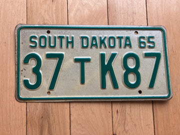 1965 South Dakota Truck License Plate