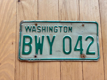 1968 to 1986 Washington State License Plate - Check With DOL First For YOM