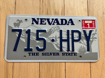 2001 Nevada License Plate