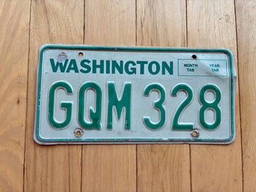 1984 to 1987 Washington State License Plate - Check With DOL First For YOM