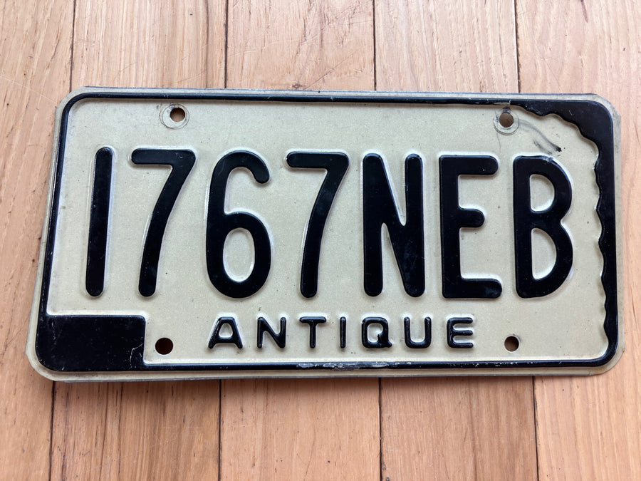 1966 Nebraska Antique License Plate