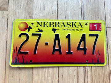 2005 Nebraska License Plate
