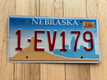 2002 Nebraska License Plate