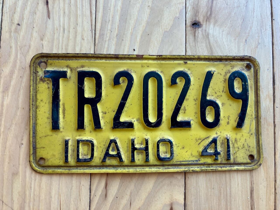 1941 Idaho Trailer License Plate