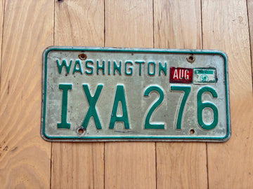1968 to 1986 Washington State License Plate - Check With DOL First For YOM