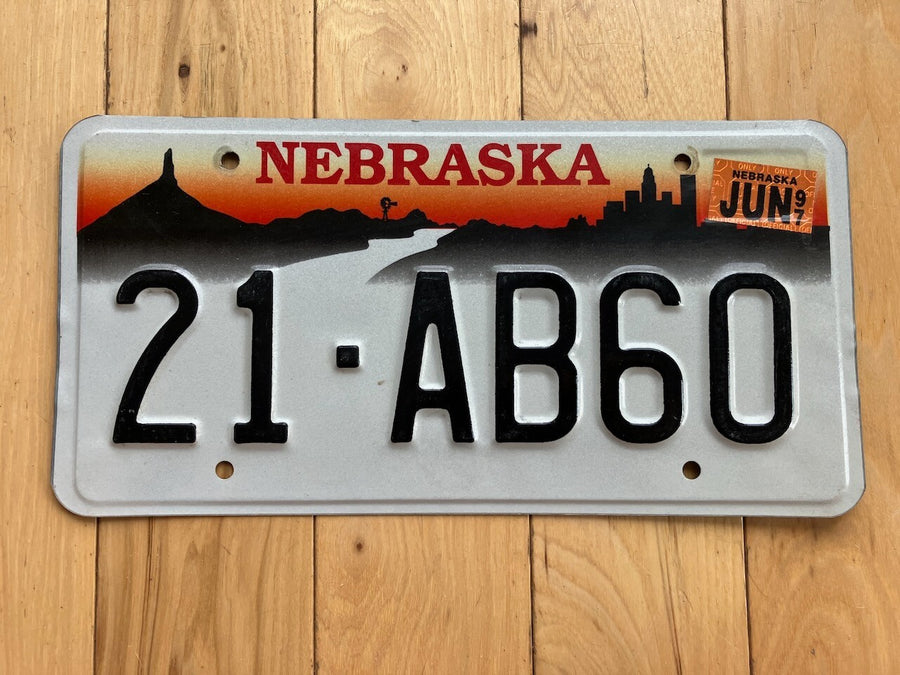 1997 Nebraska License Plate