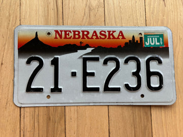 1999 Nebraska License Plate