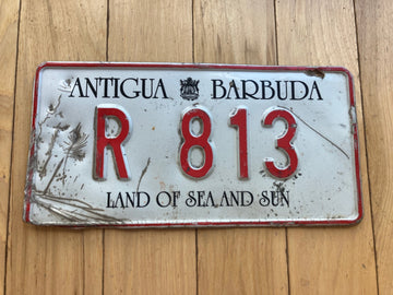 2000 Antigua & Barbuda Rental License Plate