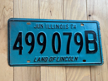 1974 Illinois License Plate