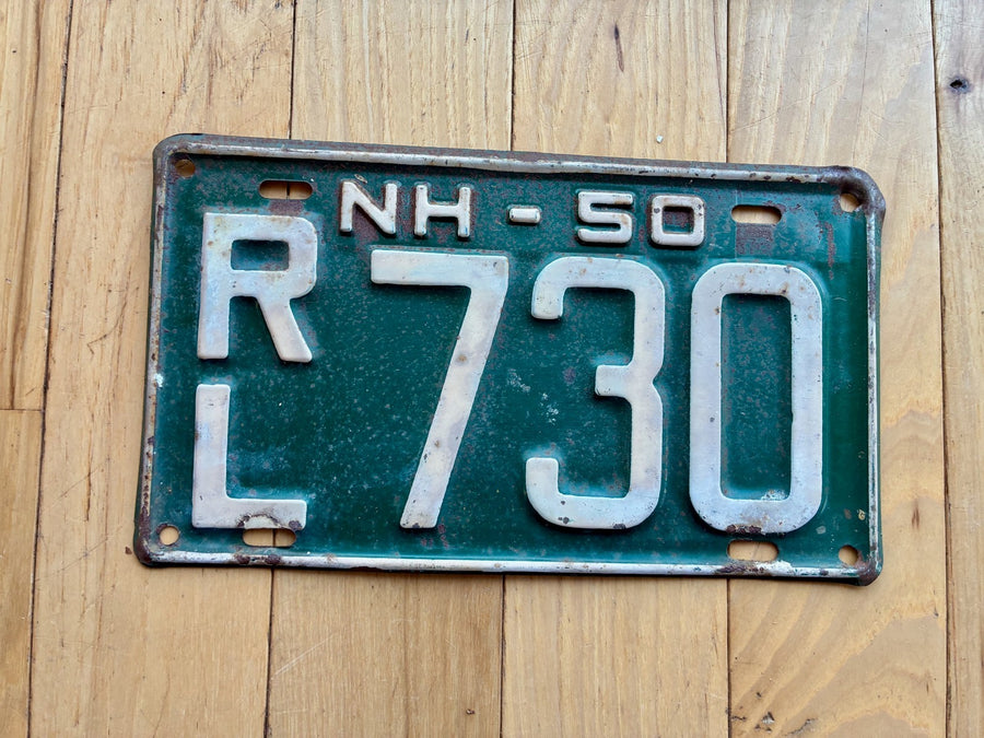 1950 New Hampshire License Plate