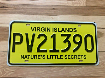 British Virgin Islands License Plate